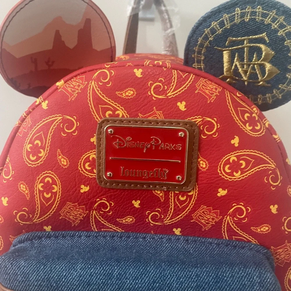 Disney Mickey Thunder Mountain Loungefly Backpack New